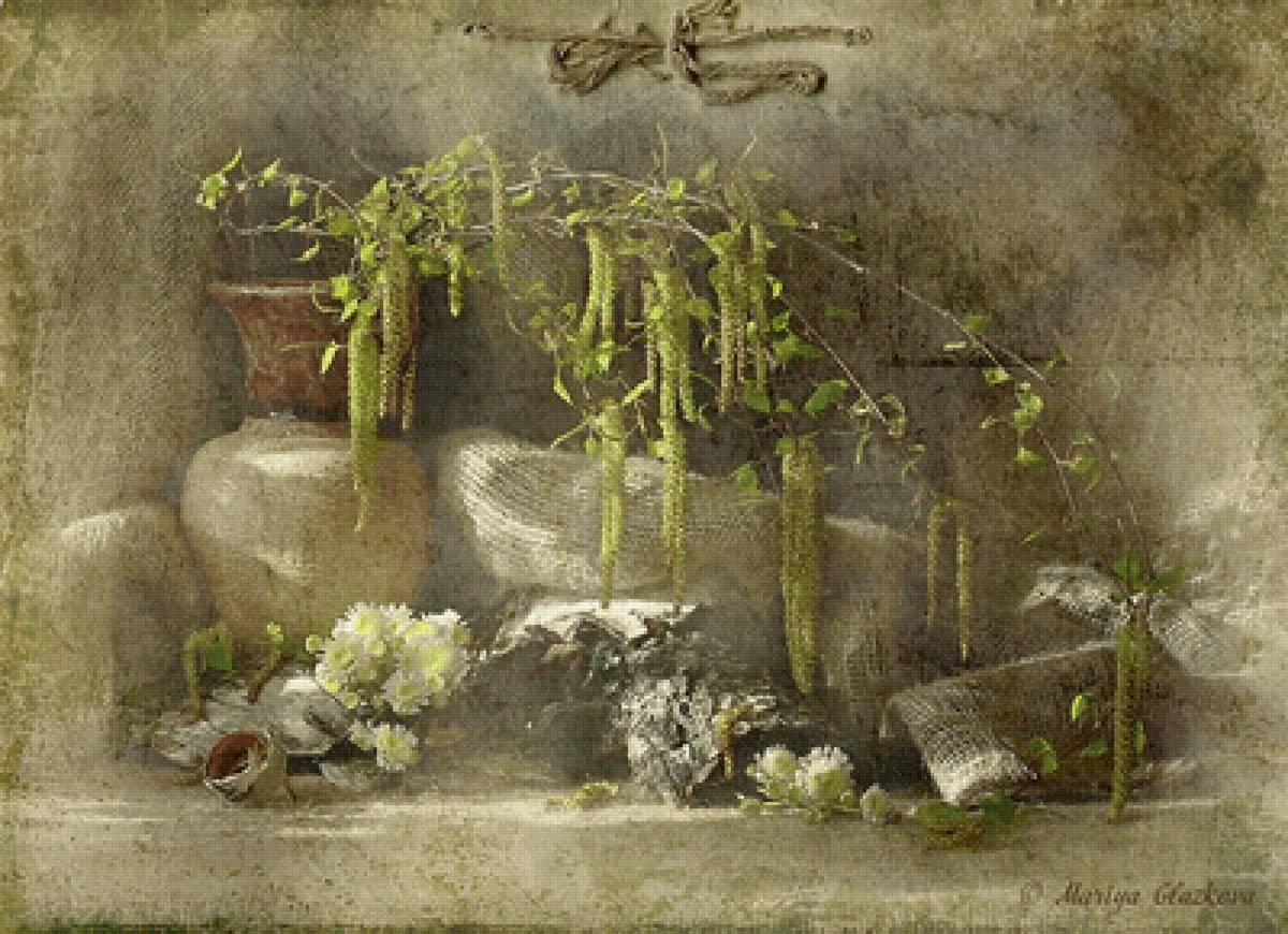 Предчувствие весны - натюрморт - предпросмотр