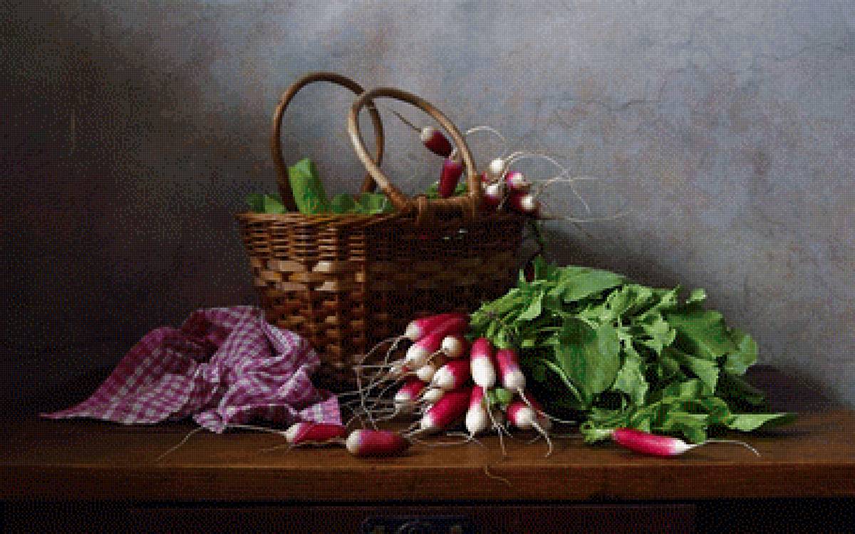 Однажды хозяйка с базара пришла... - натюрморт - предпросмотр