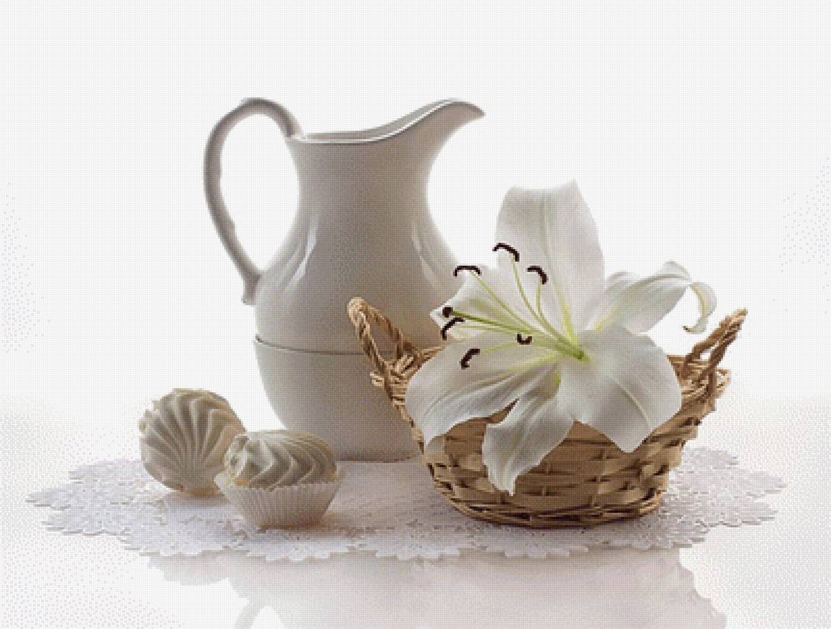 Лилия - зефир, натюрморт, лилия - предпросмотр