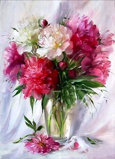 Букет пионов - букет, цветы, пионы - оригинал