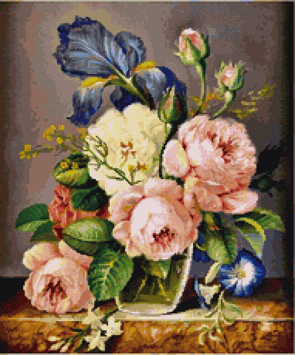 Букет - букет, до 240 крестиков - предпросмотр