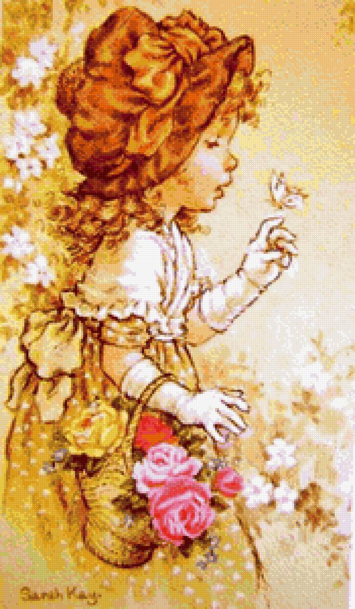 девочка - рисунок - предпросмотр