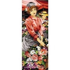 Схема вышивки «цветочница»