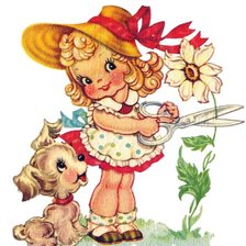 Схема вышивки «девочка»