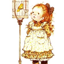 Схема вышивки «девочка»