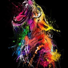 Схема вышивки «ТИГР»