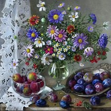 Схема вышивки «Лидия Даценко.Натюрморт.»