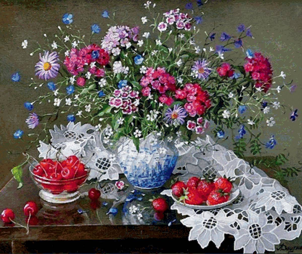 Лидия Даценко. Натюрморт. - лидия даценко, натюрморт - предпросмотр