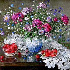 Схема вышивки «Лидия Даценко. Натюрморт.»