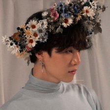 Схема вышивки «Suga bts»