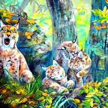 Схема вышивки «Отдыхают»