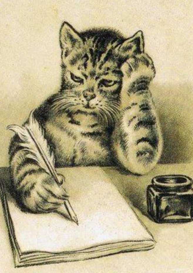 Кот учёный - фото - оригинал