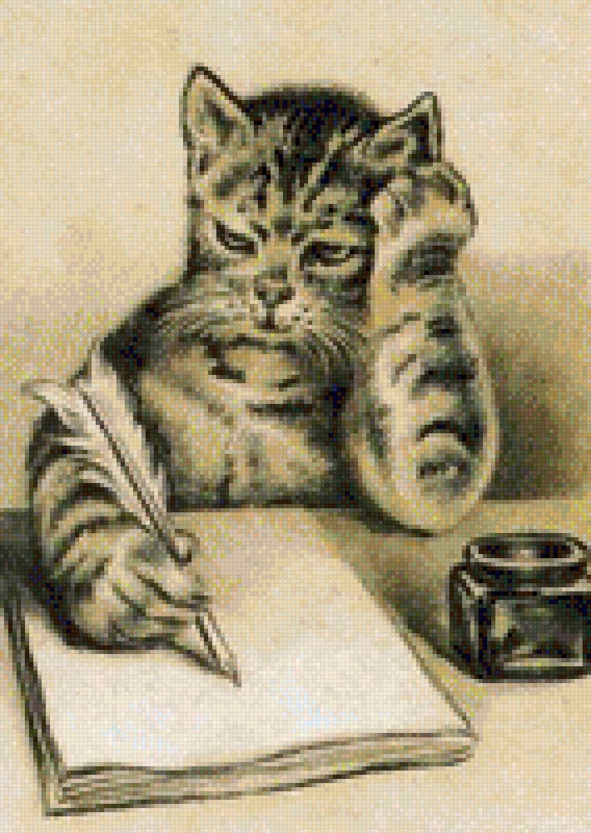 Кот учёный - фото - предпросмотр