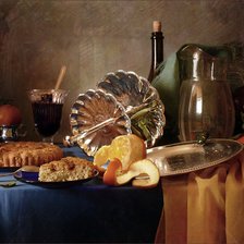 Схема вышивки «Натюрморт с шарлоткой»