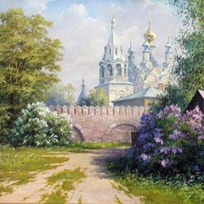 Схема вышивки «Николай Булыгин. Пейзаж»