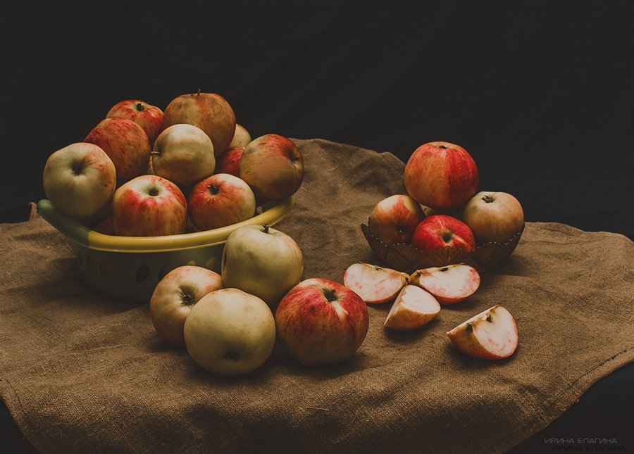 Урожай яблок - яблоки, натюрморт - оригинал