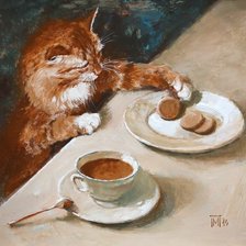 Схема вышивки «За завтраком»