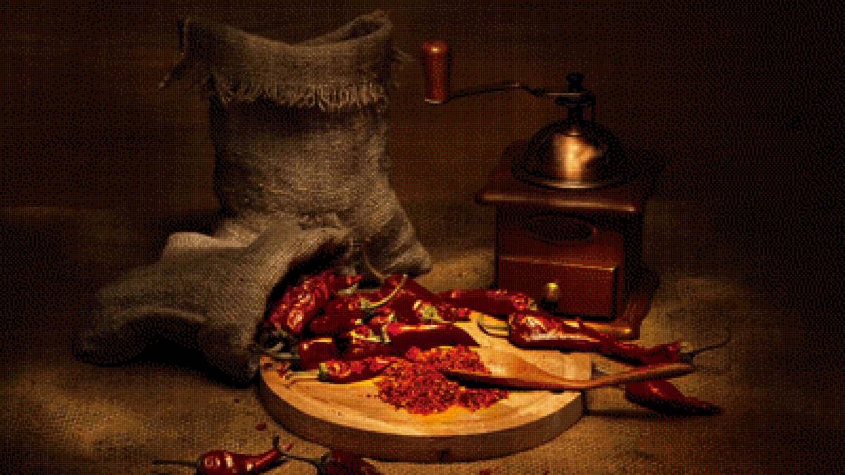 №2525317 - натюрморт, перец, специи - предпросмотр