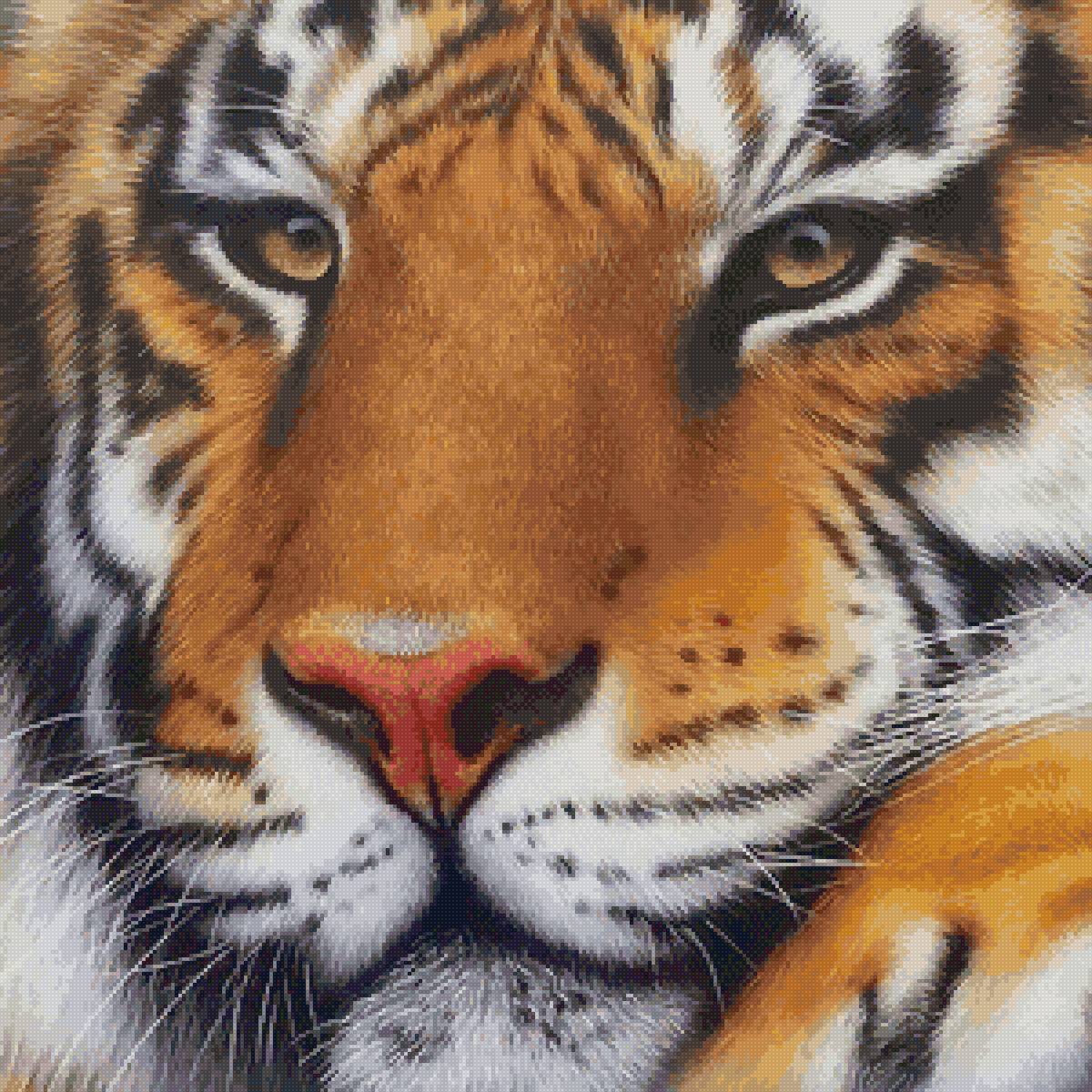 подушка Тигр - подушка, тигр, дикие хищные кошки, животные - предпросмотр