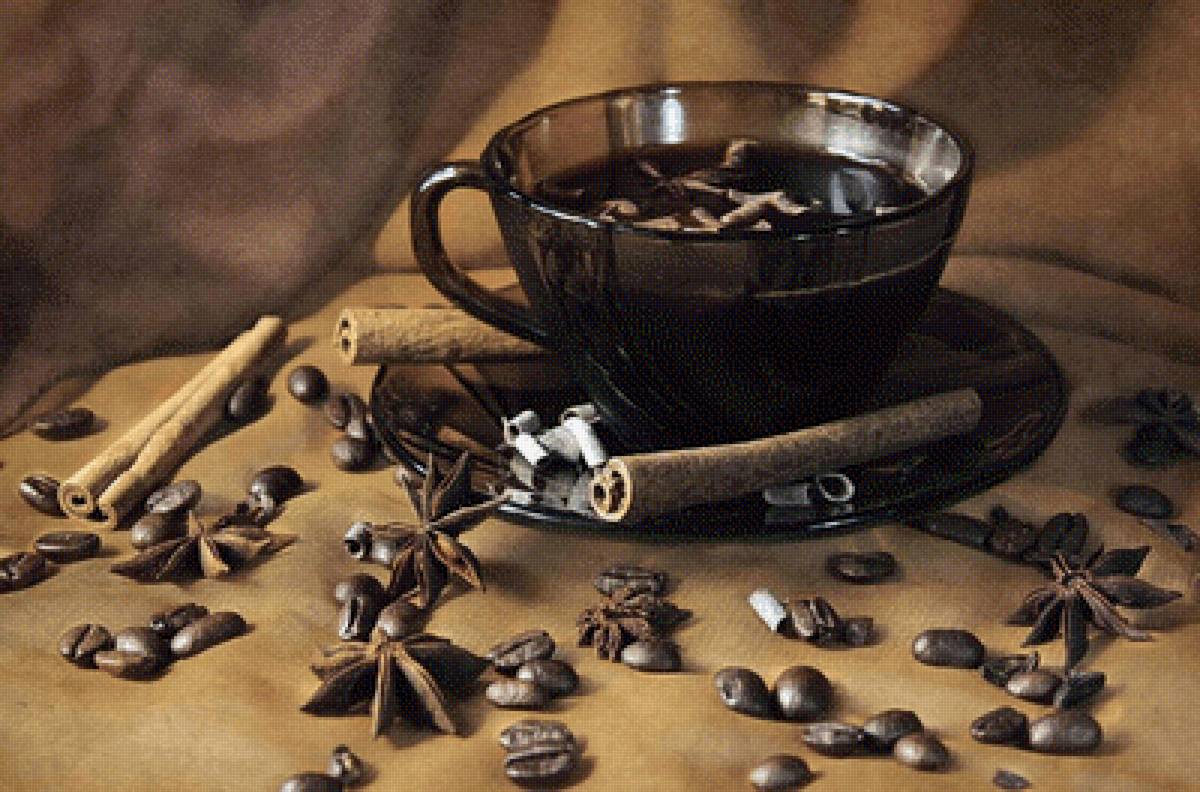 Кофе - корица, натюрморт, кофе - предпросмотр