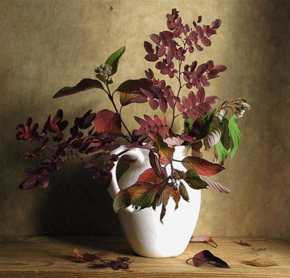 Осенний букет - букет, цветы, натюрморт - предпросмотр