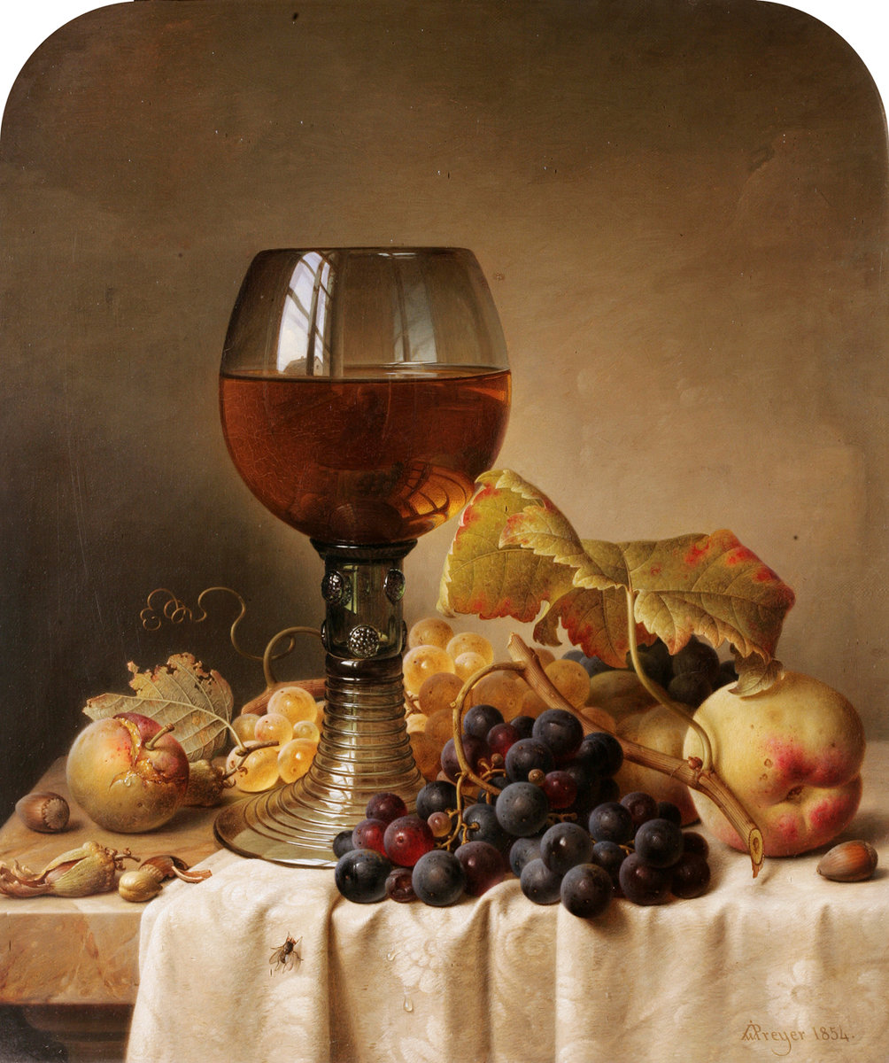 №2526677 - бокал, виноград, натюрморт, вино - оригинал
