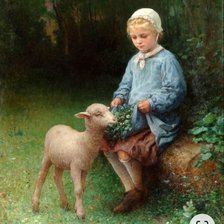 Схема вышивки «Овечка»