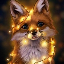 Схема вышивки «Лис»