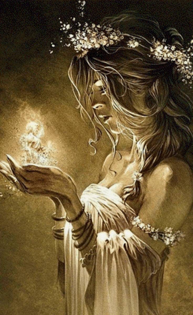 гадание - человек, девушка - предпросмотр