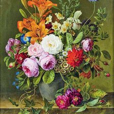 Схема вышивки «Цветы. Корнелис Ван Спаендонк»