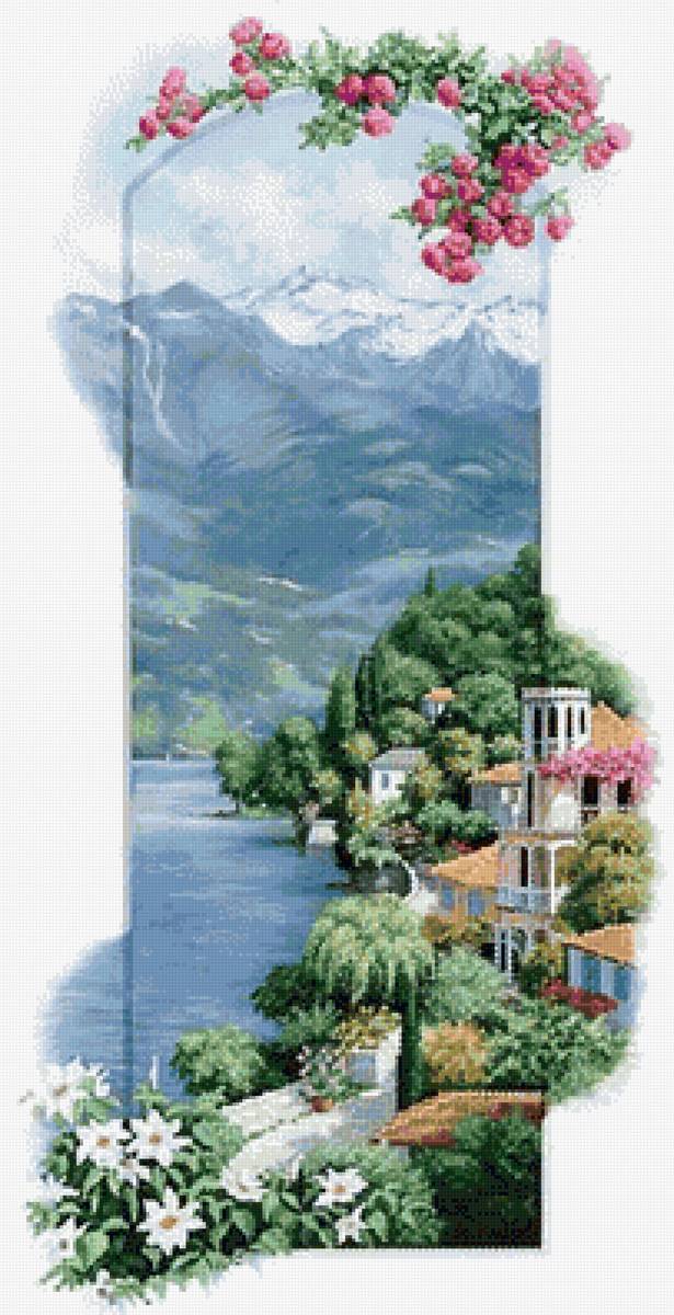 Итальянский пейзаж 3 - улица, лето, пейзаж - предпросмотр