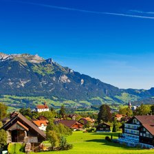 Схема вышивки «в горах»