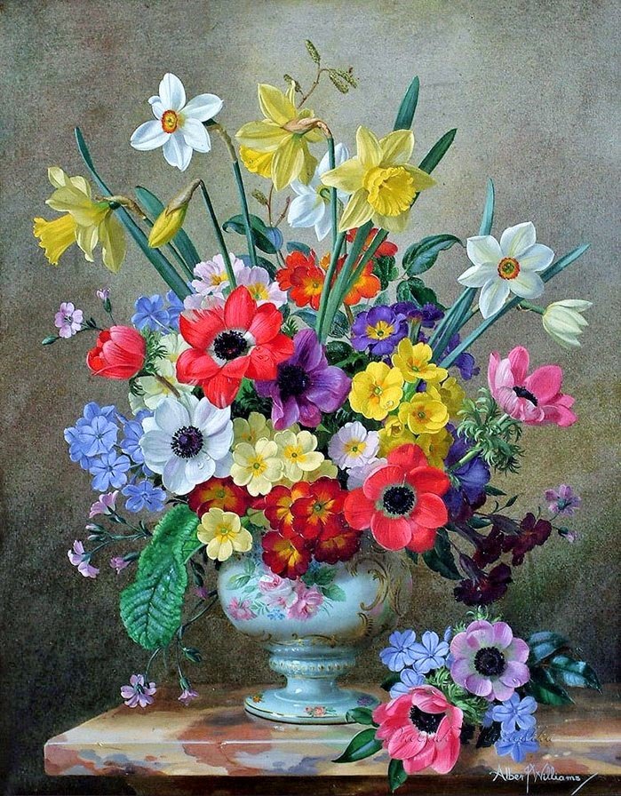 №2529989 - букет, альберт вильямс - оригинал