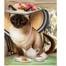 Схема вышивки «Леди»