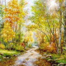 Схема вышивки «осень»