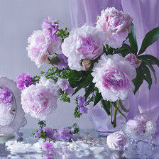 Схема вышивки «Пионы»