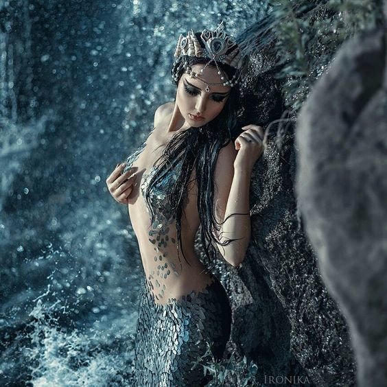 Русалка - море, девушка, русалка - оригинал