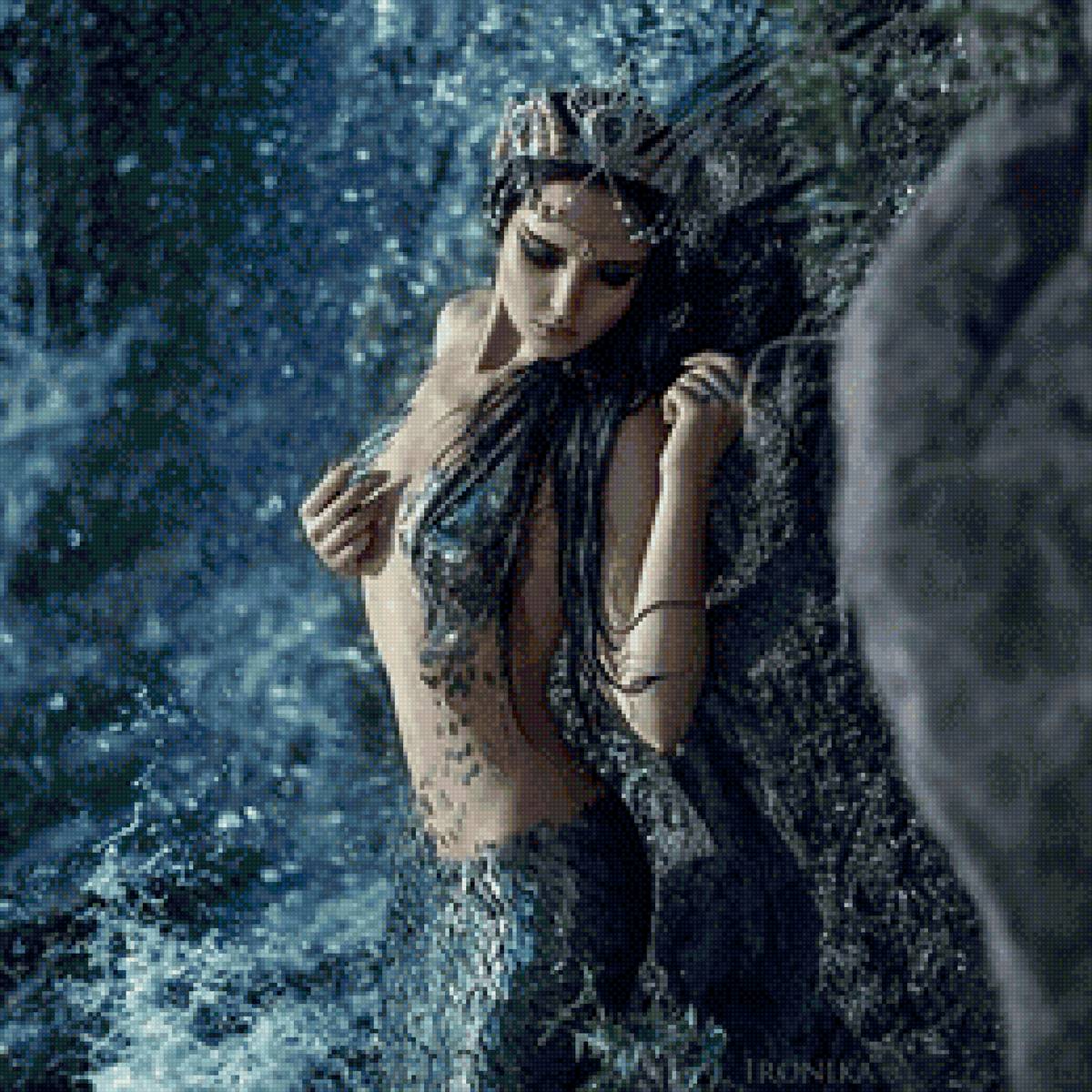 Русалка - море, русалка, девушка - предпросмотр