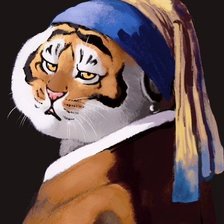 Схема вышивки «Тигриша»