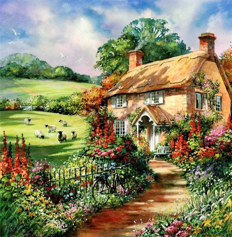 Сказочные домики - джим митчелл, домики - оригинал