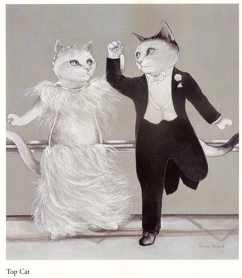 Джинджер и Фред по-кошачьи - кошки, кинозвезда - оригинал