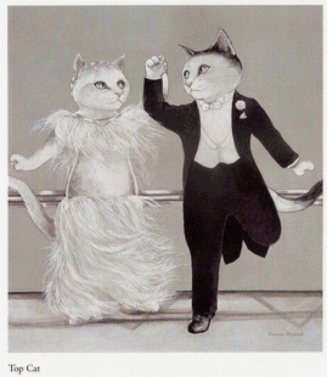 Джинджер и Фред по-кошачьи - кинозвезда, кошки - предпросмотр