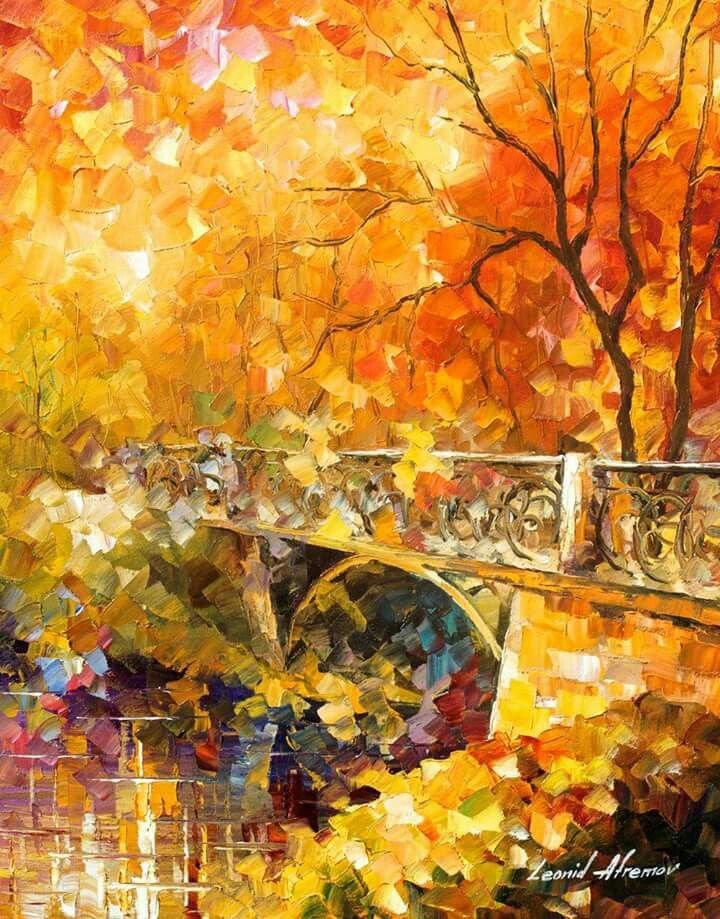 Осенний мост - природа, пейзаж, афремов - оригинал