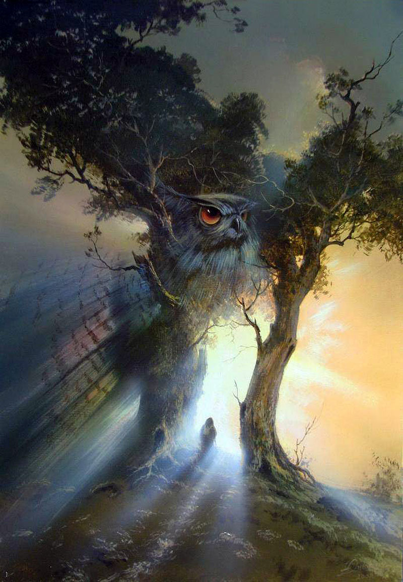 №2532929 - сова, виктор юшкевич - оригинал