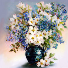 Схема вышивки «Букет. Худ. Татьяна Чачева»