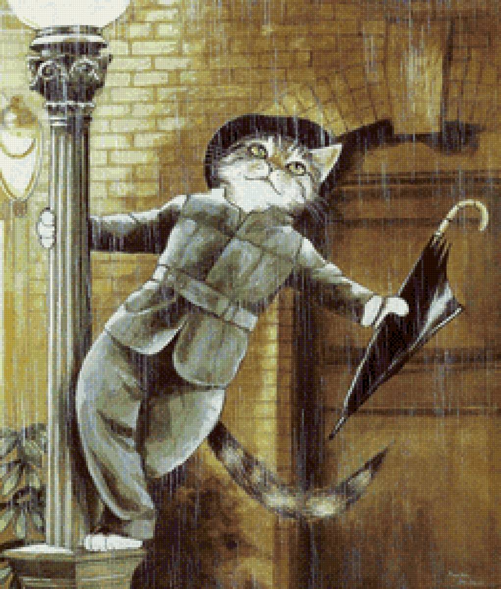 Танец под дождём - кинозвезда, кошки сюзан хэрберт - предпросмотр