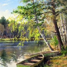 Схема вышивки «Пейзаж»