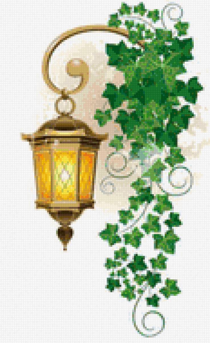 фонарь с плющем - предпросмотр