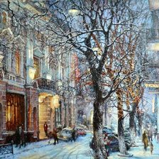 Схема вышивки «живописный Владивосток»