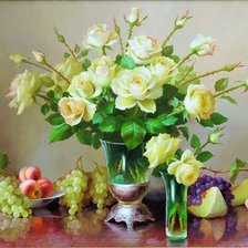 Схема вышивки «Натюрморт. Худ. Юрий Николаев»